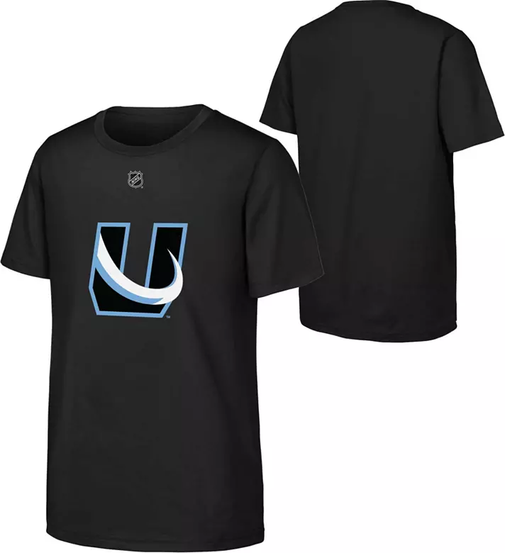 NHL Youth Utah Mammoth Alternate Logo Black T-Shirt 3 NHL Youth Utah Mammoth Alternate Logo Black T-Shirt