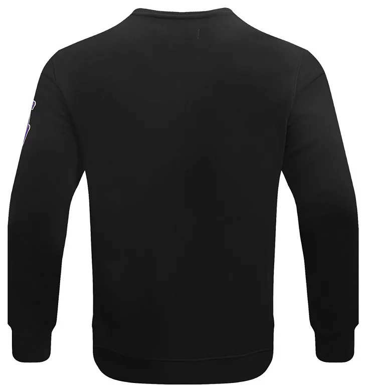 Pro Standard Men's Los Angeles Lakers Black Old English Fleece Crewneck Sweatshirt 4 Pro Standard Men's Los Angeles Lakers Black Old English Fleece Crewneck Sweatshirt