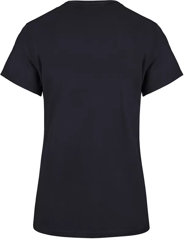 47 Women's Milwaukee Brewers Blue Small Script Frankie T-Shirt 2 47 Women's Milwaukee Brewers Blue Small Script Frankie T-Shirt