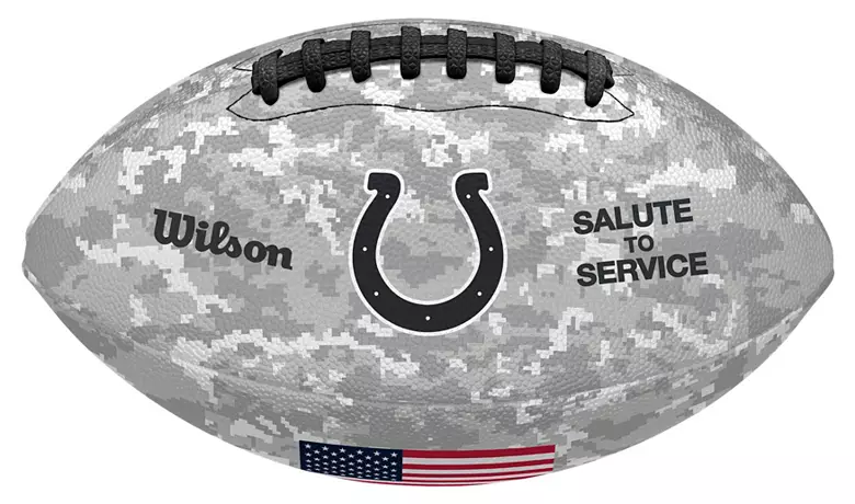 Wilson Indianapolis Colts Salute To Service 2024 Full-Size Football