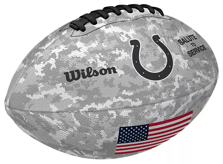 Wilson Indianapolis Colts Salute To Service 2024 Full-Size Football