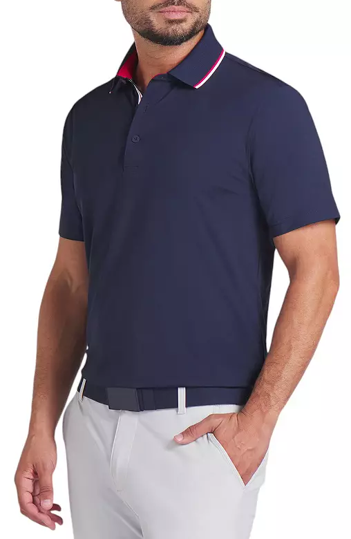 PUMA X Volition Men's Tipped Golf Polo 1 PUMA X Volition Men's Tipped Golf Polo