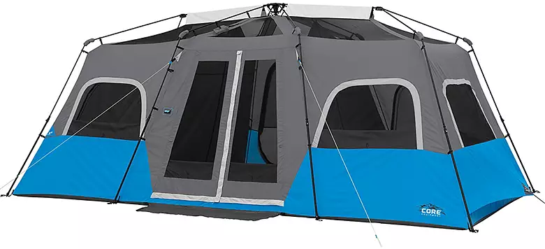 Core Equipment 12-Person Lighted Instant Cabin Tent
