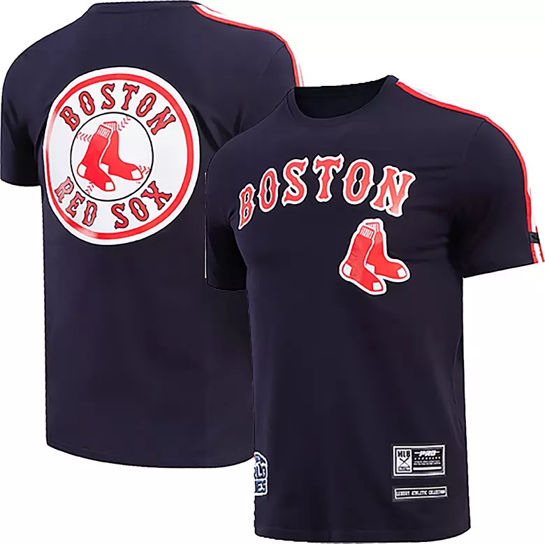 Pro Standard Men's Boston Red Sox Navy Mesh Taping T-Shirt