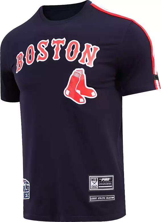 Pro Standard Men's Boston Red Sox Navy Mesh Taping T-Shirt