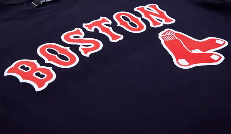 Pro Standard Men's Boston Red Sox Navy Mesh Taping T-Shirt