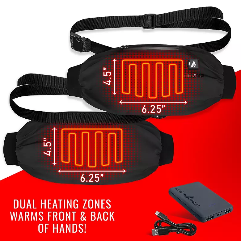 ActionHeat Kansas City Chiefs 5V Battery Heated Hand Muff Warmer
