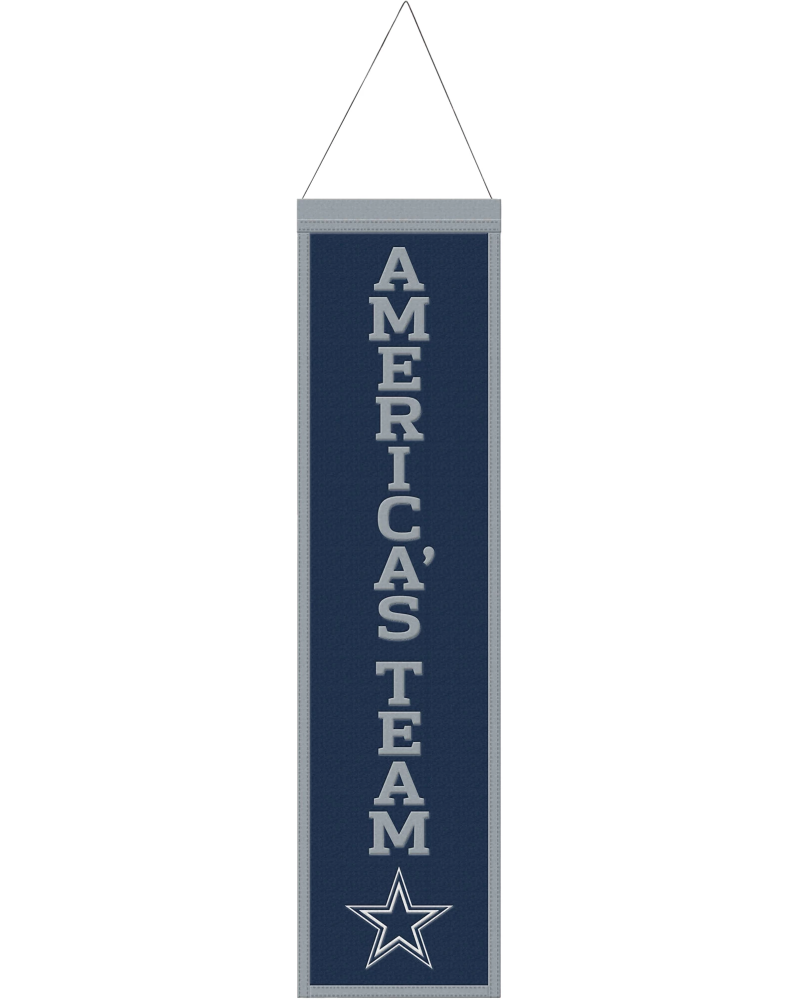 WinCraft Dallas Cowboys 8'' x 32'' America's Team Wool Banner