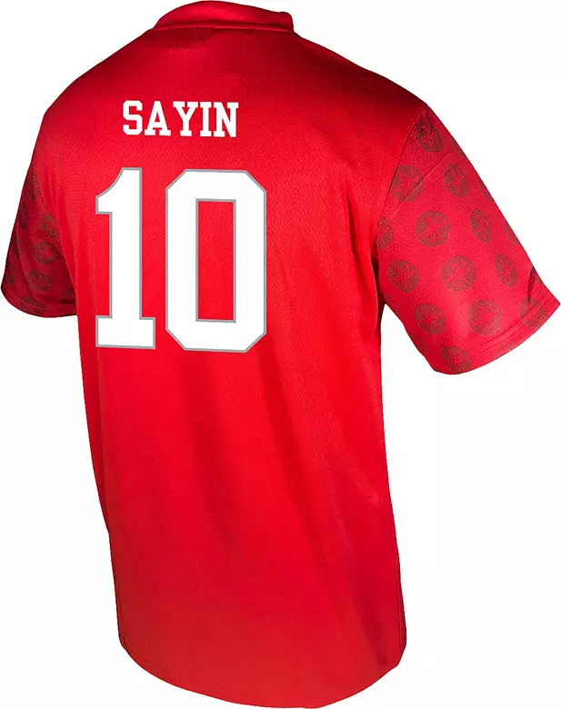 Genuine Collective Men's Ohio State Buckeyes Julian Sayin #10 Red Jersey 3 Genuine Collective Men's Ohio State Buckeyes Julian Sayin #10 Red Jersey