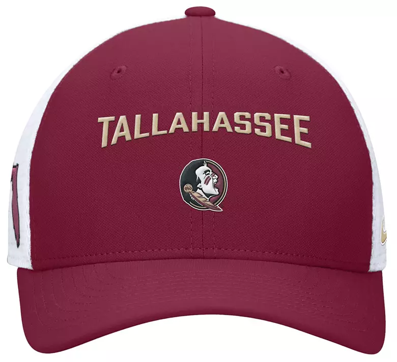 Nike Men's Florida State Seminoles Garnet Rise Adjustable Trucker Hat 2 Nike Men's Florida State Seminoles Garnet Rise Adjustable Trucker Hat