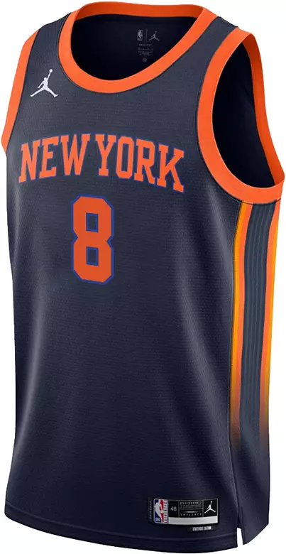 Jordan Youth New York Knicks OG Anunoby #8 Navy Swingman Statement Jersey