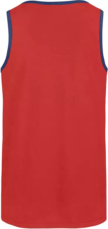 '47 Men's Texas Rangers Red Twelve Six Franklin Tank Top