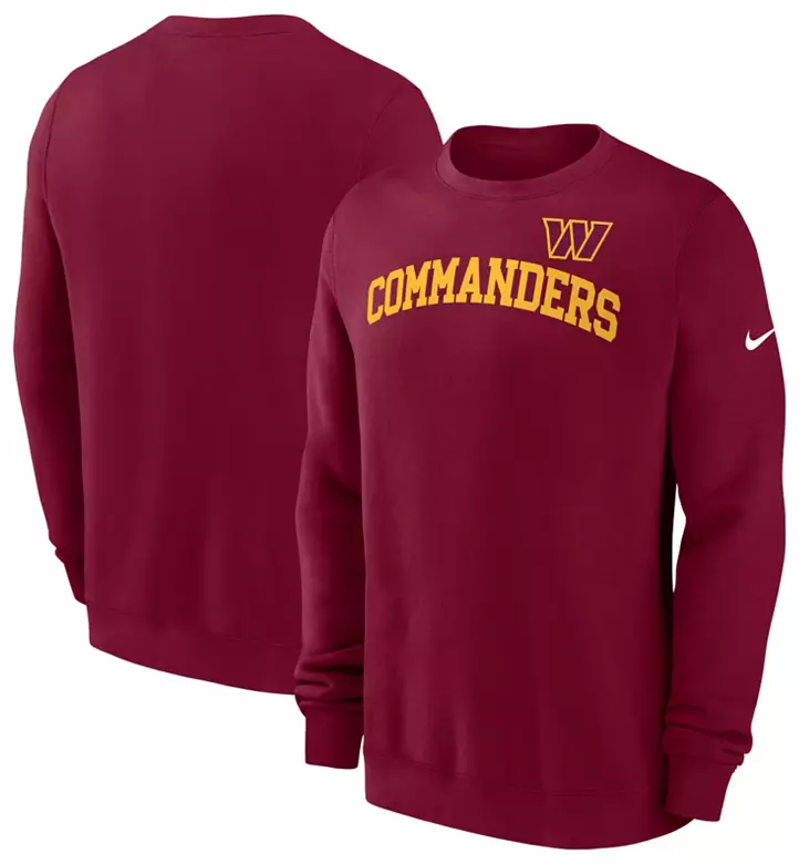 Nike Men's Washington Commanders Club Team Color Crew