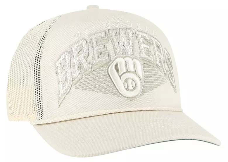 '47 Adult Milwaukee Brewers Tan Pomona Hitch Adjustable Hat