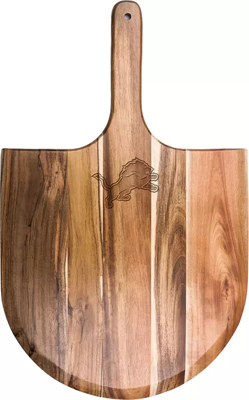 Picnic Time Detroit Lions Acacia Pizza Serving Paddle