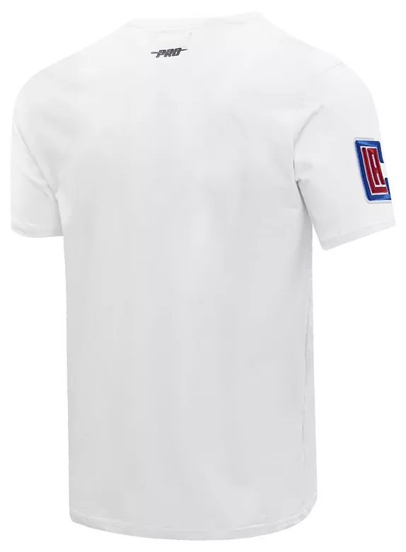 Pro Standard Men's Los Angeles Clippers White Classic Chenille T-Shirt