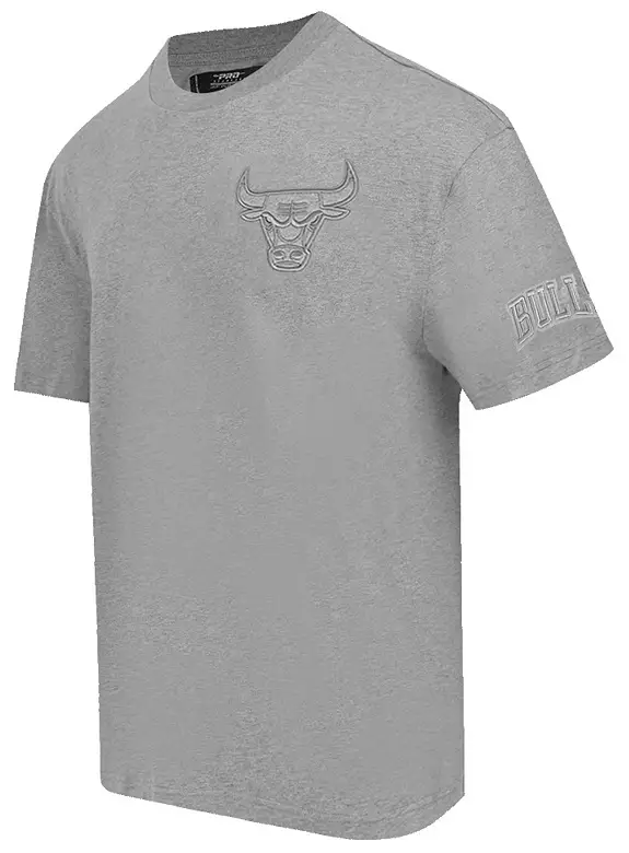 Pro Standard Men's Chicago Bulls Gray Neutral Drop Shoulder Short Sleeve T-Shirt
