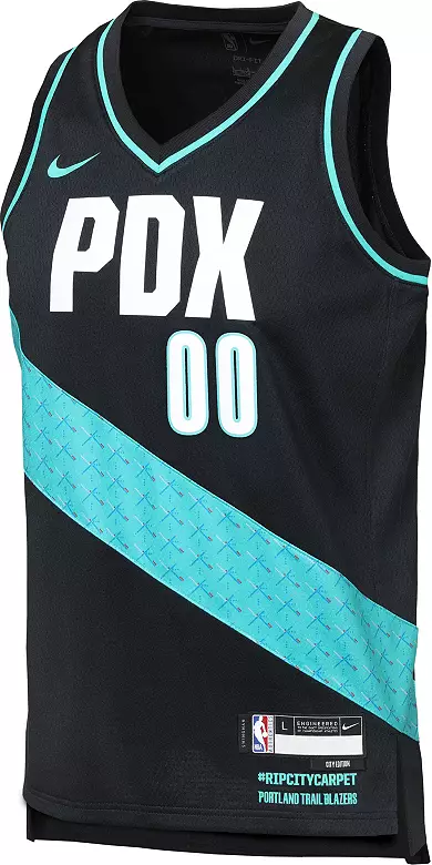 Nike Youth 2025-26 City Edition Portland Trail Blazers Scoot Henderson #00 Swingman Jersey