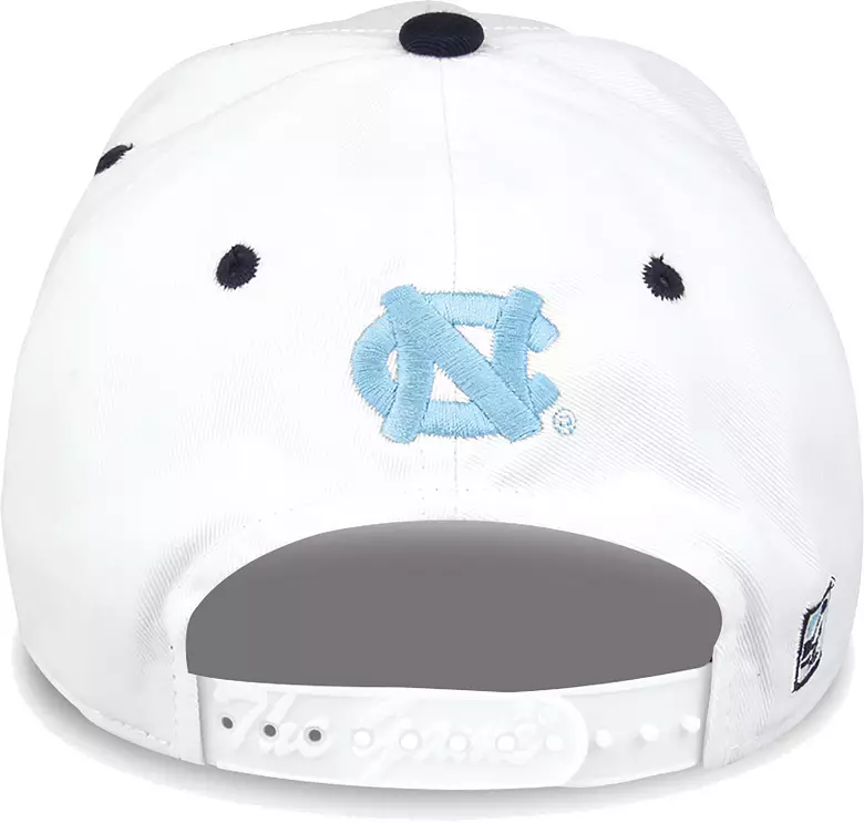 The Game Men's North Carolina Tar Heels White Bar Adjustable Hat 2 The Game Men's North Carolina Tar Heels White Bar Adjustable Hat