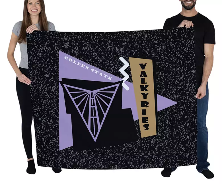 Northwest Golden State Valkyries Multi Funky Fresh Wall Hang