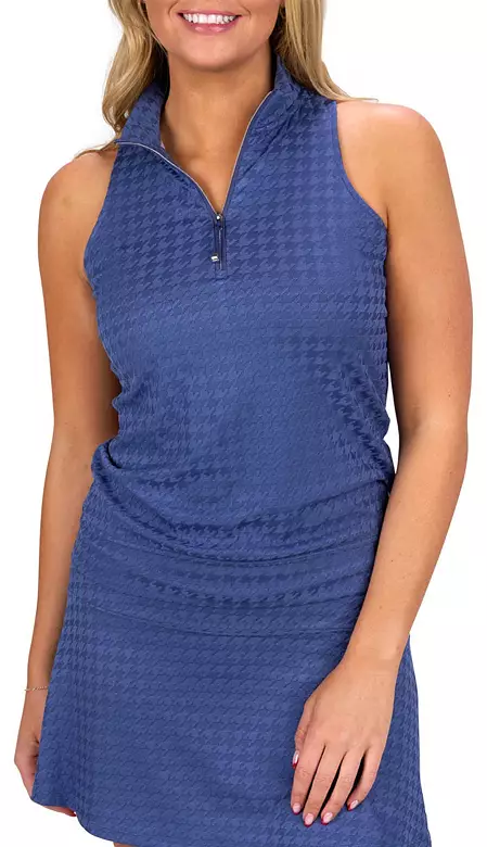 Black Clover Women's Lynx Sleeveless Golf Polo