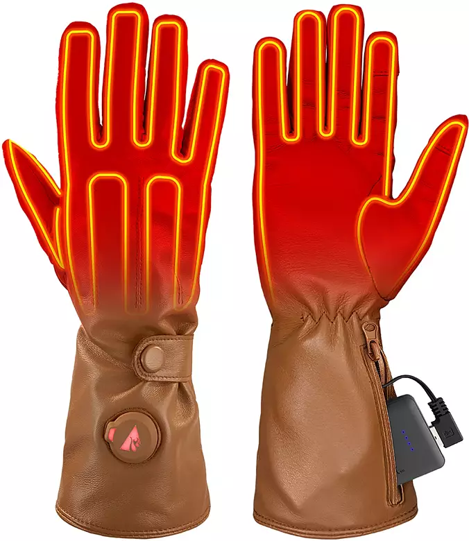 ActionHeat Mens 5V Heated Dress Gloves