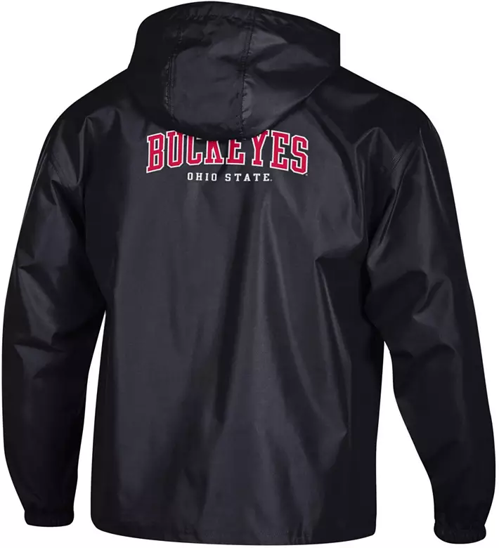 Champion Men's Ohio State Buckeyes Black Packable Jacket