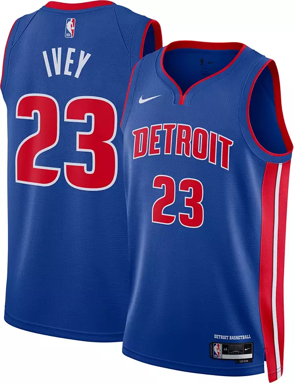 Nike Adult Detroit Pistons Jaden Ivey #23 Swingman Icon Jersey