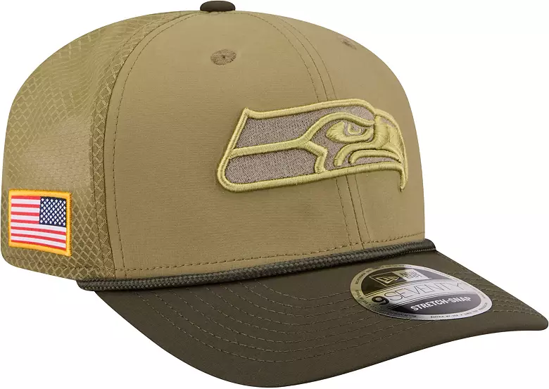 New Era Adult Seattle Seahawks Dark Moss Salute To Service 2025 9Seventy Adjustable Stretch-Snap Hat 1 New Era Adult Seattle Seahawks Dark Moss Salute To Service 2025 9Seventy Adjustable Stretch-Snap Hat
