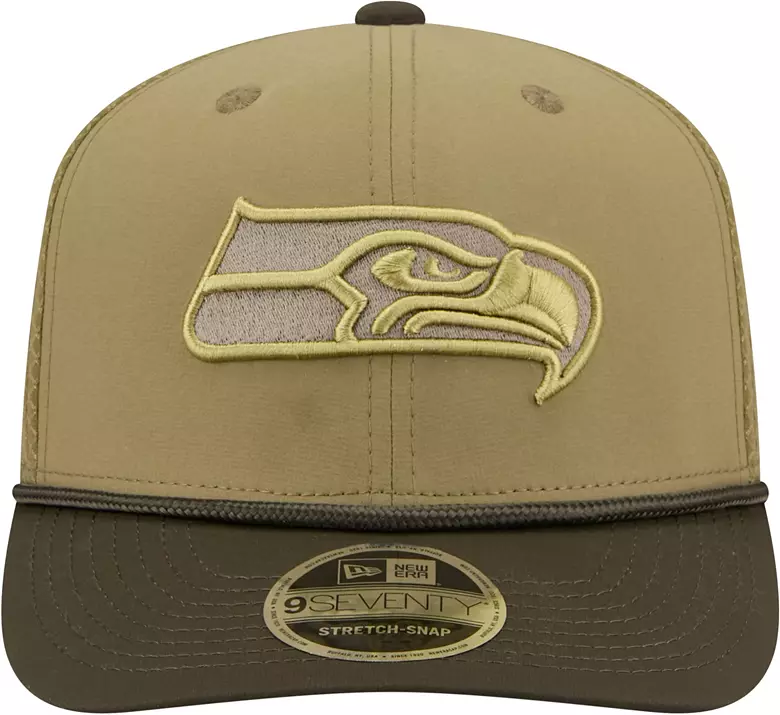 New Era Adult Seattle Seahawks Dark Moss Salute To Service 2025 9Seventy Adjustable Stretch-Snap Hat 3 New Era Adult Seattle Seahawks Dark Moss Salute To Service 2025 9Seventy Adjustable Stretch-Snap Hat
