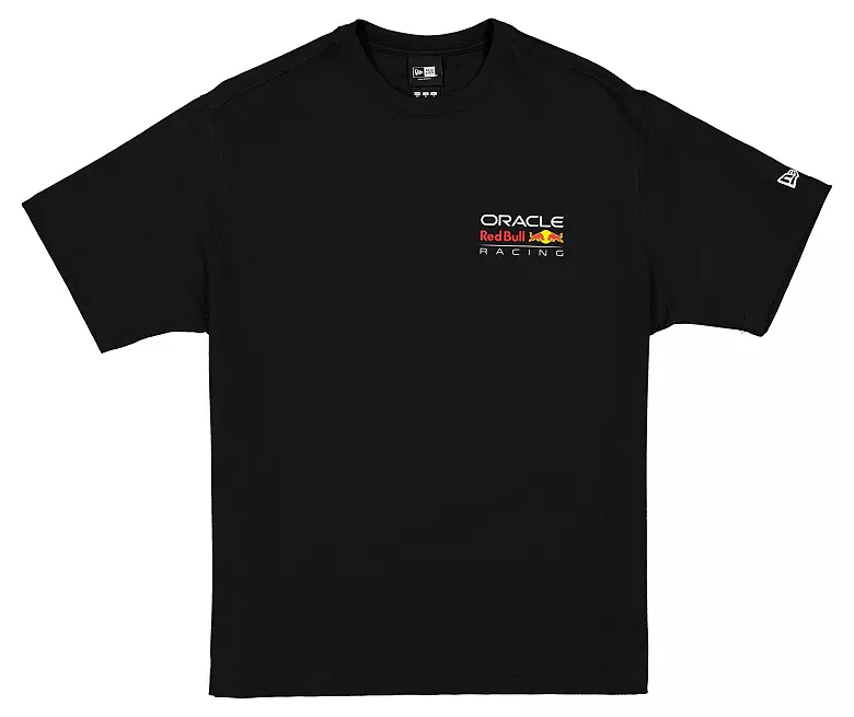 New Era Men's F1 Red Bull Racing Black 2 Hit T-Shirt