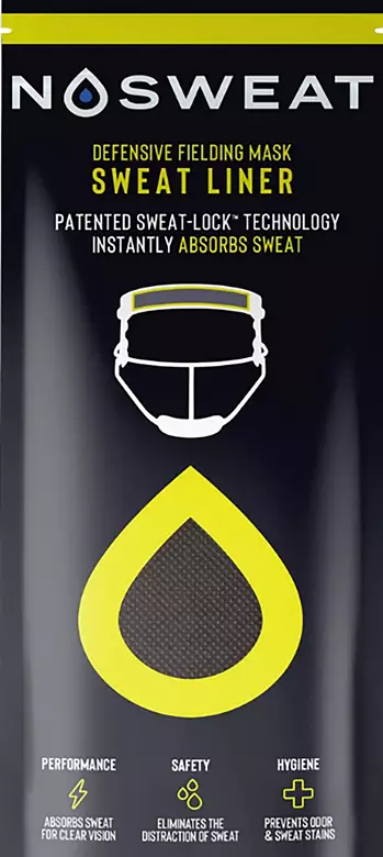 NoSweat Softball Fielder's Face Guard Liners 2 NoSweat Softball Fielder's Face Guard Liners