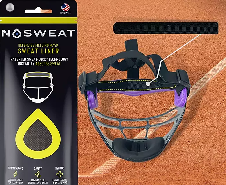 NoSweat Softball Fielder's Face Guard Liners 1 NoSweat Softball Fielder's Face Guard Liners