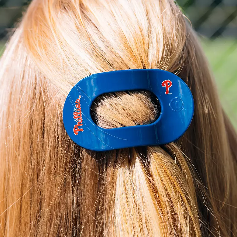 Teleties Philadelphia Phillies Medium Flat Hair Clip 3 Teleties Philadelphia Phillies Medium Flat Hair Clip