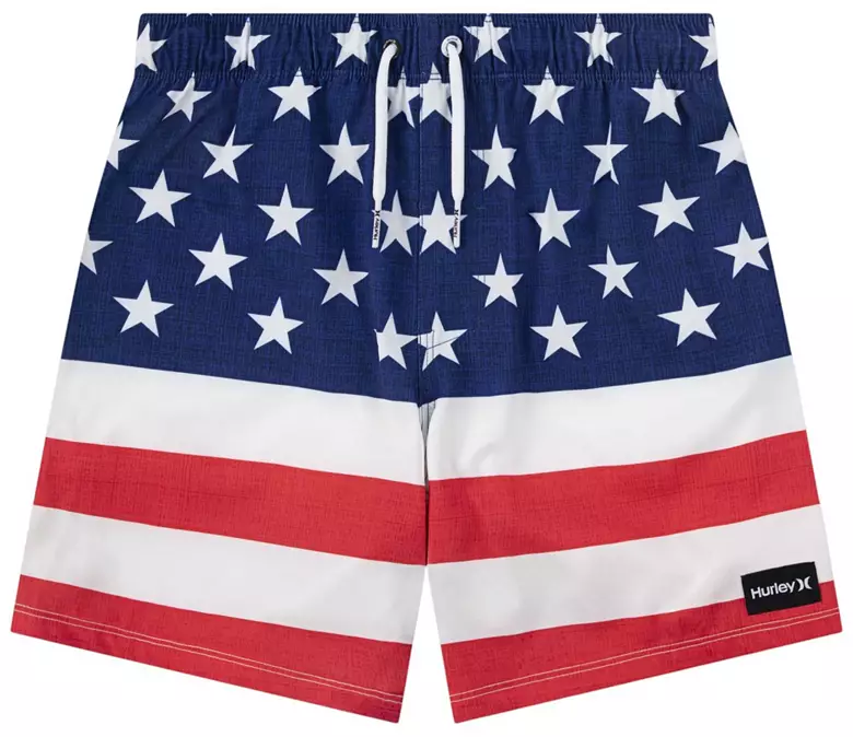 Hurley Boys' Americana Pull On Swim Shorts