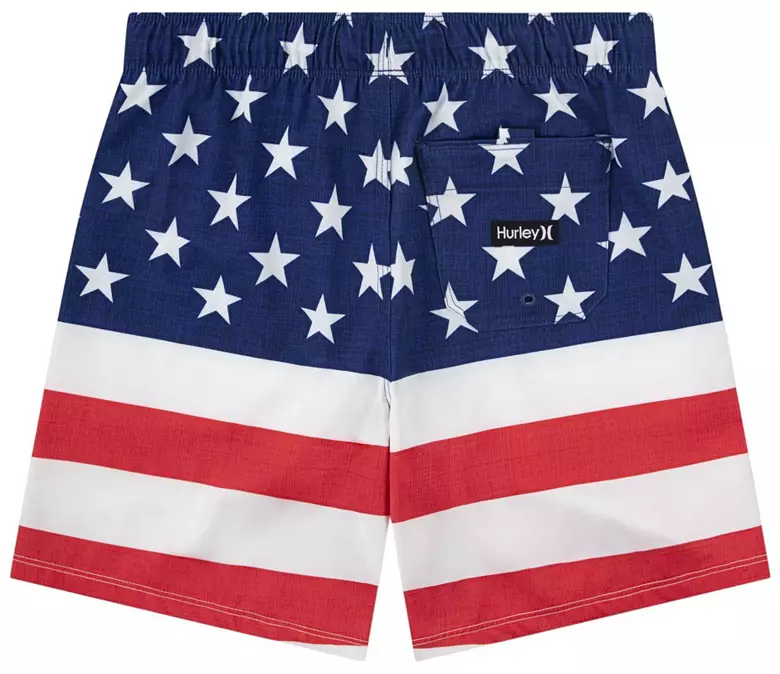 Hurley Boys' Americana Pull On Swim Shorts
