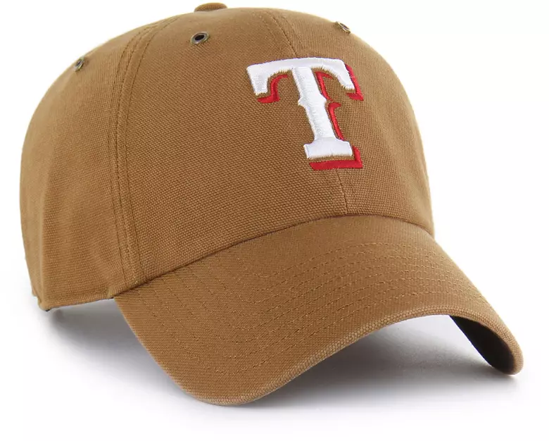 Carhartt x '47 Adult Texas Rangers Brown Clean Up Adjustable Hat