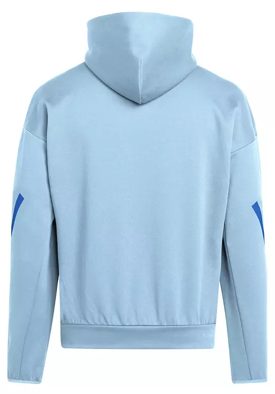 adidas Men's Kansas Jayhawks Light Blue Z.N.E. Pullover Hoodie