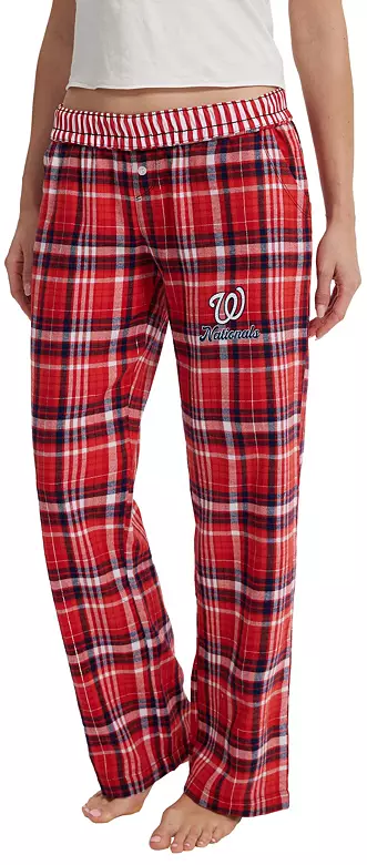 Concepts Sport Women's Washington Nationals Red Laney Flannel Sleep Pants 3 Concepts Sport Women's Washington Nationals Red Laney Flannel Sleep Pants