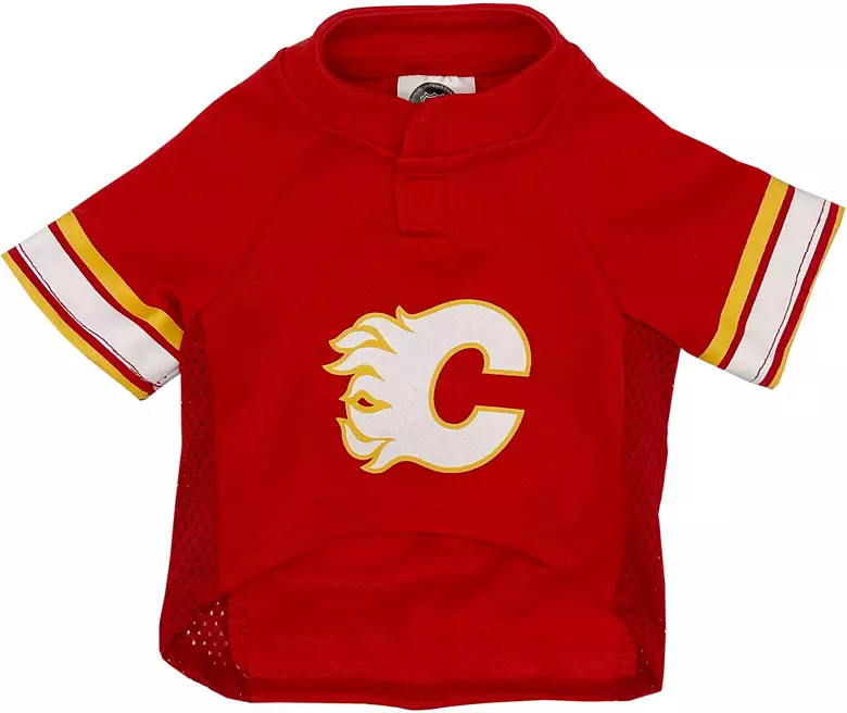Pets First NHL Calgary Flames Pet Jersey 1 Pets First NHL Calgary Flames Pet Jersey