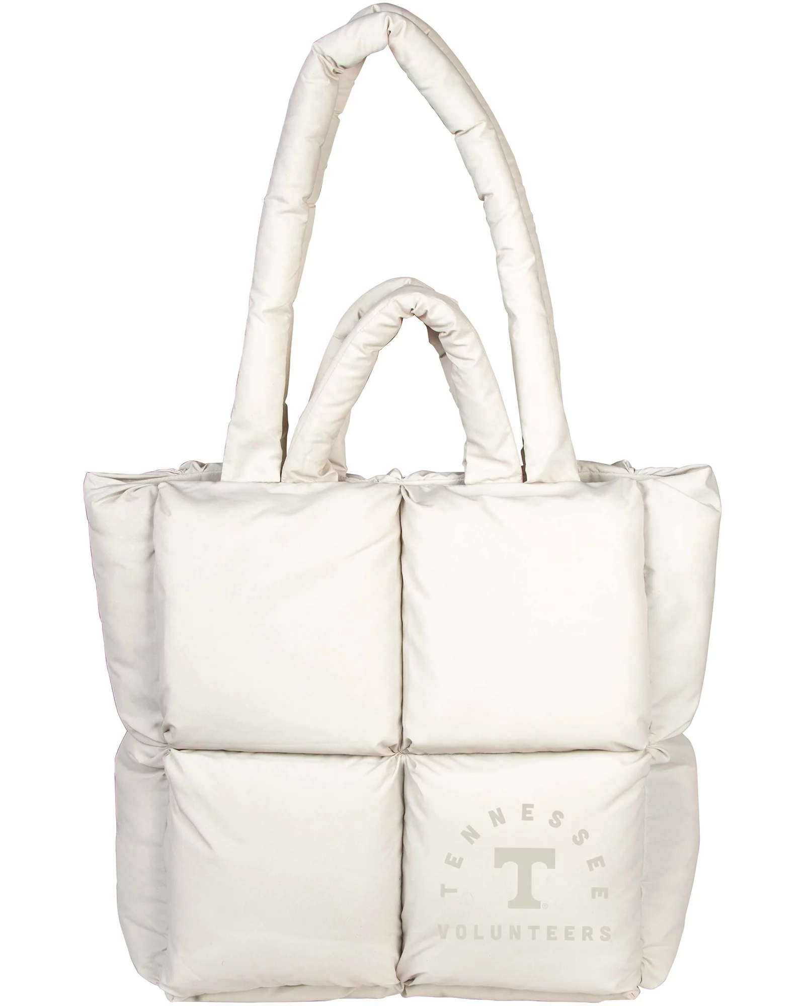 Logo Brands Tennessee Volunteers White Puff Tote Bag
