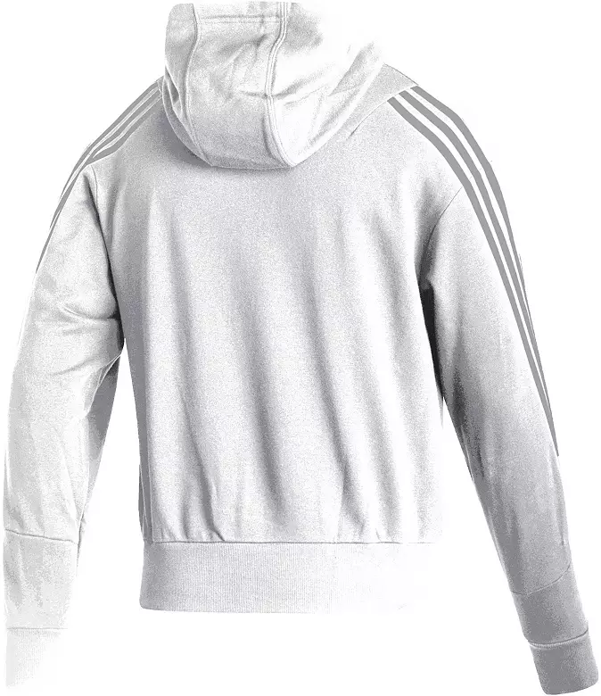 adidas Men's East Carolina Pirates White Fashion Full Zip Hoodie 2 adidas Men's East Carolina Pirates White Fashion Full Zip Hoodie