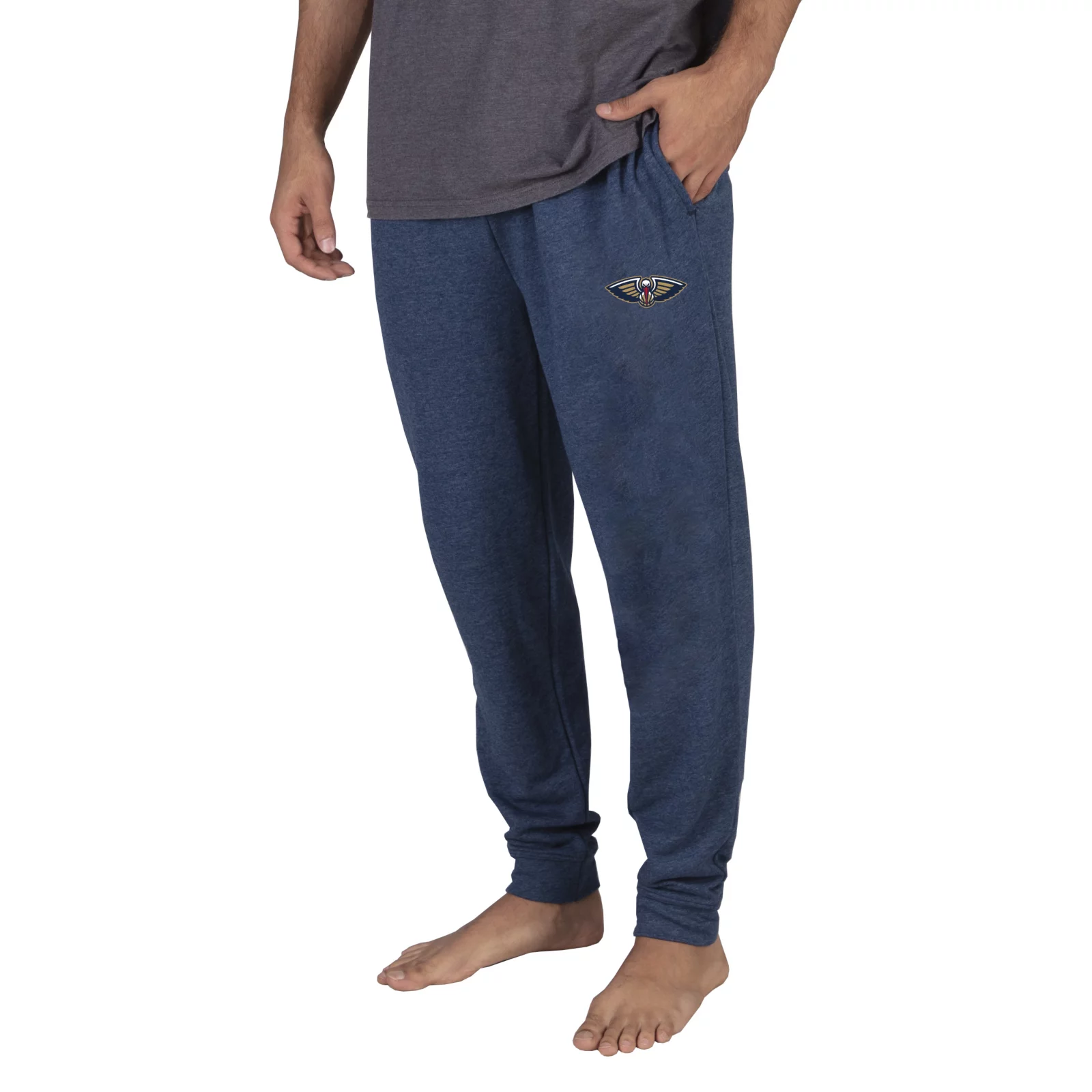 Concepts Sport Men's New Orleans Pelicans Navy Cuffed Mainstream Pants