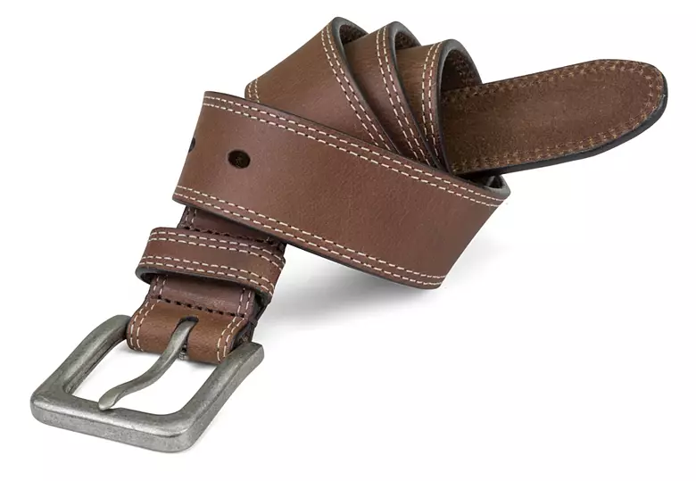 Timberland Men's 38mm Boot Leather Belt 2 Timberland Men's 38mm Boot Leather Belt