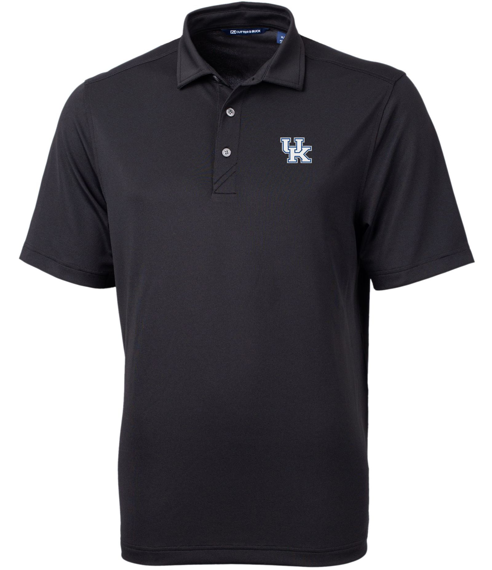 Cutter & Buck Men's Kentucky Wildcats Black Virtue Eco Pique Polo