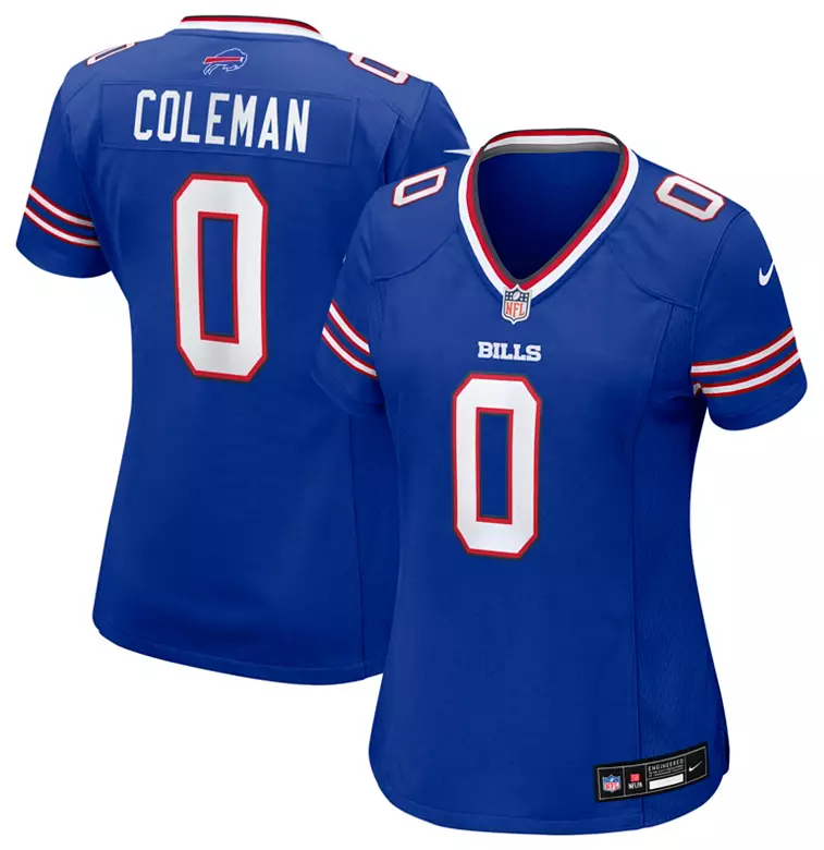 Nike Women's Buffalo Bills Keon Coleman #0 Old Royal Game Jersey 1 Nike Women's Buffalo Bills Keon Coleman #0 Old Royal Game Jersey