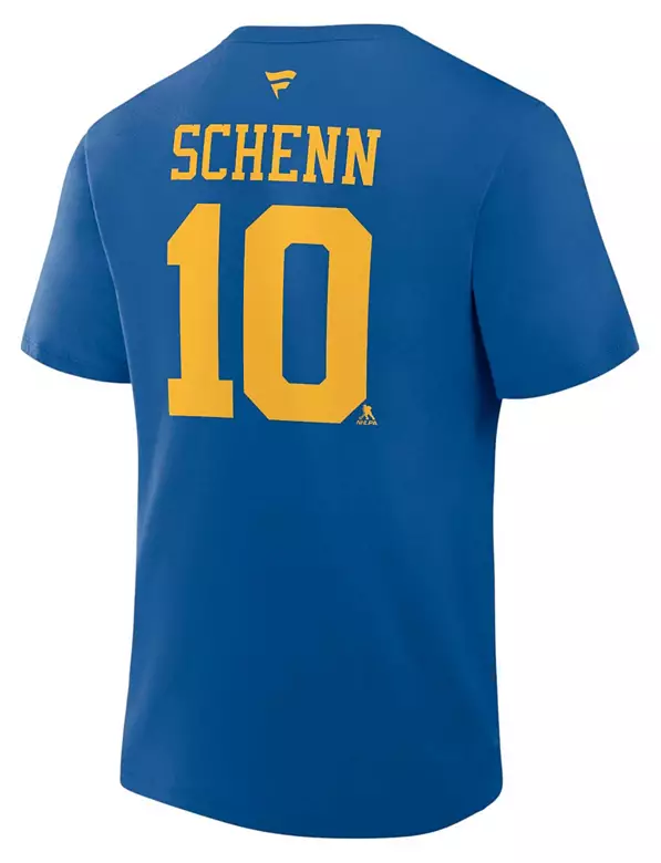 NHL Men's St. Louis Blues Brayden Schenn #10 Blue T-Shirt