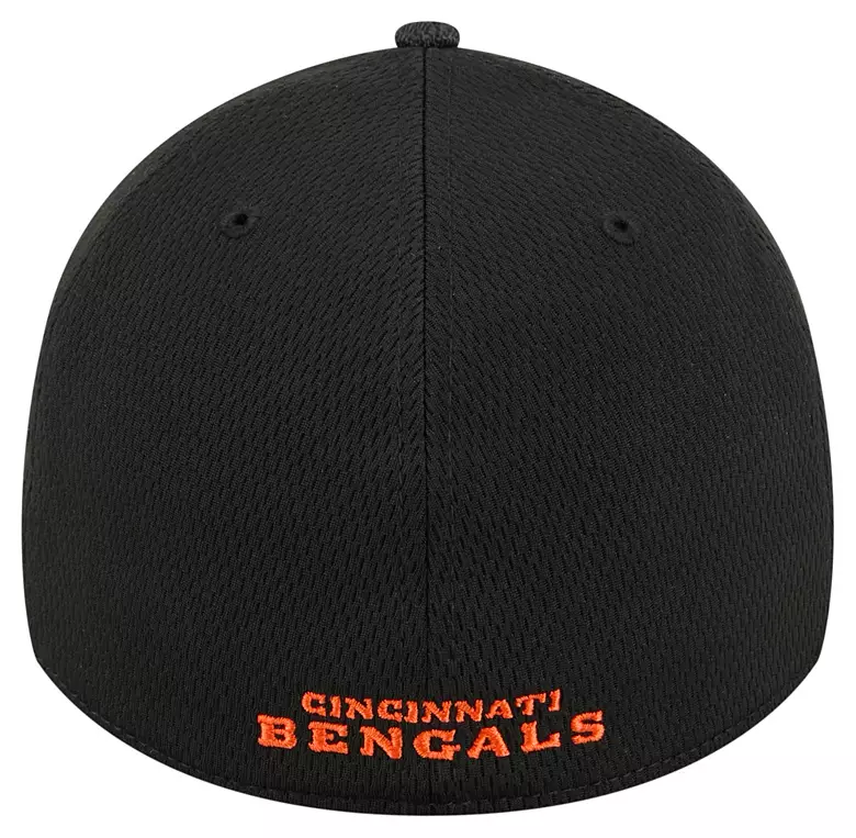 New Era Adult Cincinnati Bengals Black Visor Hit 39Thirty Stretch Fit Hat