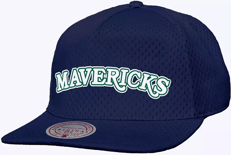 Mitchell & Ness Adult Dallas Mavericks Navy Meshed Up Adjustable Snapback Hat 1 Mitchell & Ness Adult Dallas Mavericks Navy Meshed Up Adjustable Snapback Hat