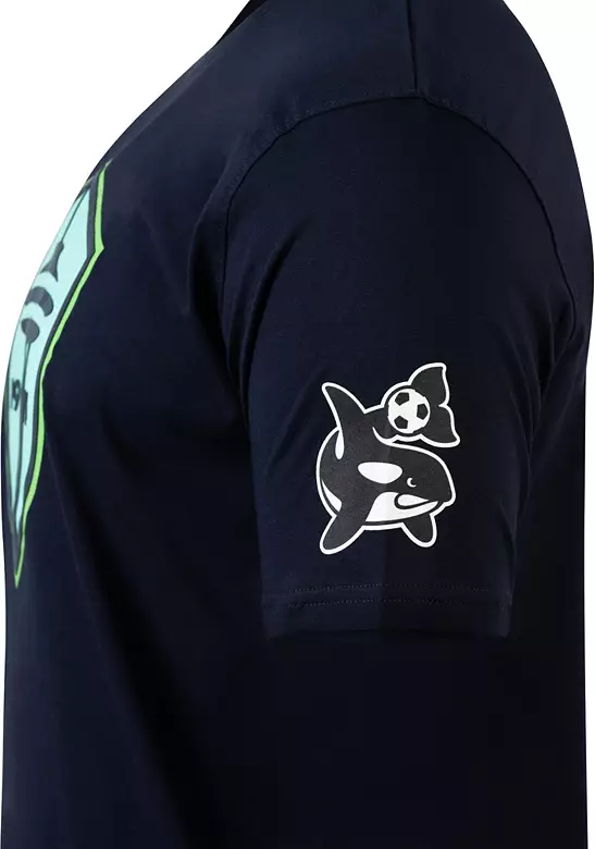 Sport Design Sweden Adult Seattle Sounders Navy Game Day T-Shirt 4 Sport Design Sweden Adult Seattle Sounders Navy Game Day T-Shirt